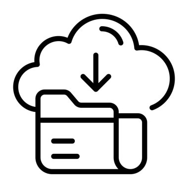 Bulut hesaplama. Web simgesi