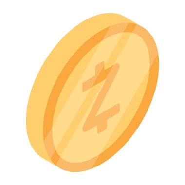 Bitcoin simgesi. Beyaz arkaplanda izole edilmiş web tasarımı için kripto para birimi vektör simgelerinin izometriği