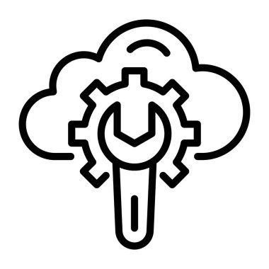 Ayarlama. Web simgesi basit illüstrasyon