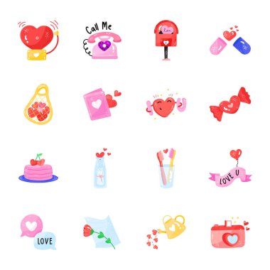 Sevgililer Günü simgeleri ayarlandı