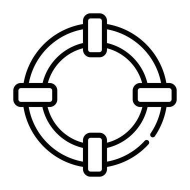 hedef simge vektör illüstrasyonu