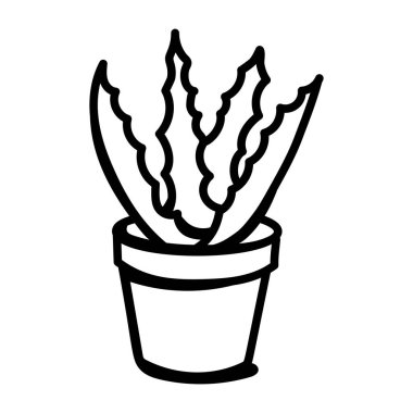 bitki simgesi vektör illüstrasyonu