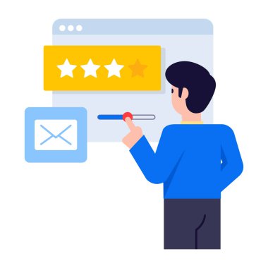 Zarflı ve imleç imzalı işadamı