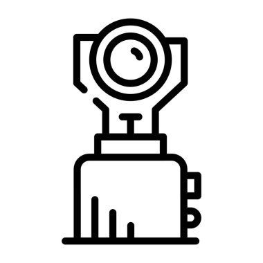 Kamera. Web simgesi basit illüstrasyon