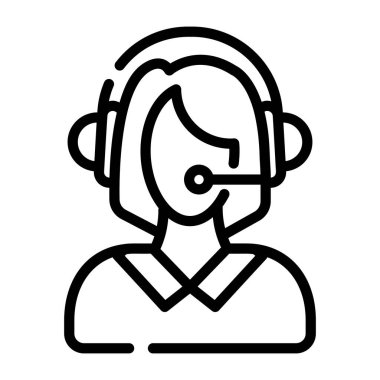 Müşteri desteği. Web simgesi