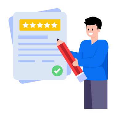 Kontrol listesi vektör düz renk simgesi