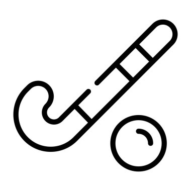 Hokey. Web simgesi basit illüstrasyon