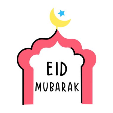 Kurban Mübarek-vektör çizimi