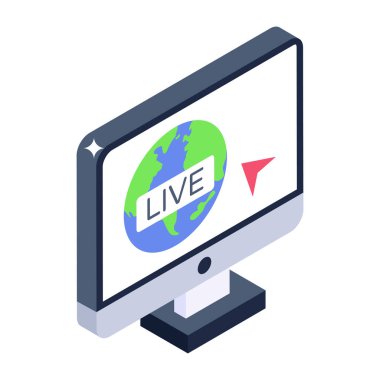 silo modern simgenin izometrik vektör illüstrasyonu