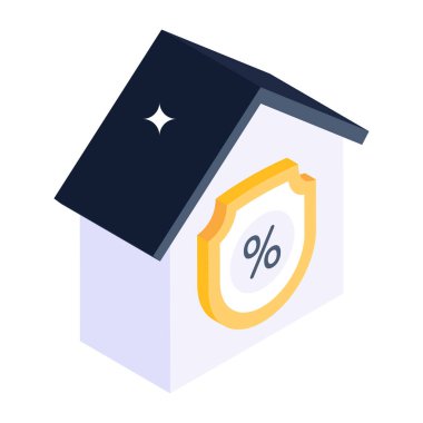 Emlak simgesi vektör illüstrasyonu