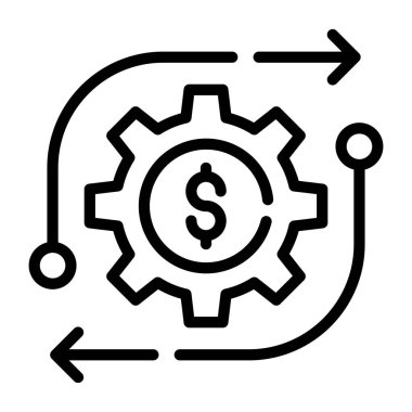 Ayarlama. Web simgesi basit tasarım