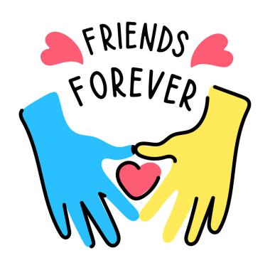 Kalp şeklinde işareti olan bir kadının el çizimi tasviri.