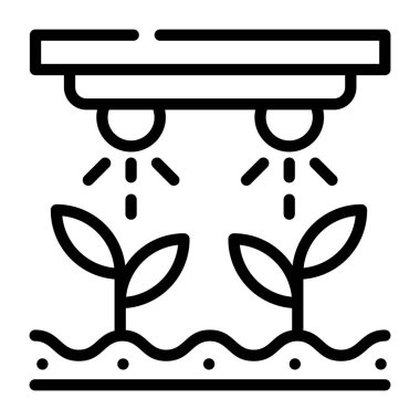 Bitki. Web simgesi basit tasarım