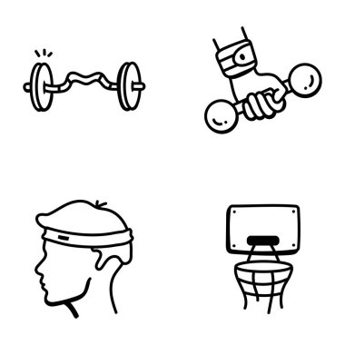 elle çizilmiş öğeleri kümesi