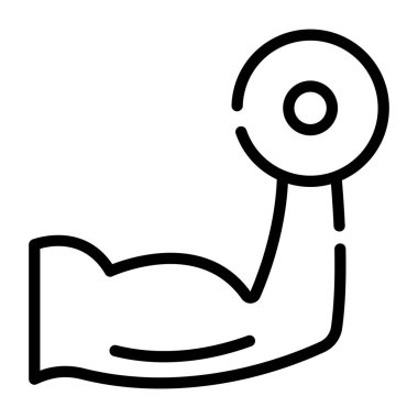 Dambıl. Web simgesi basit tasarım