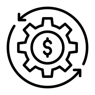 Ayarlama. Web simgesi basit tasarım