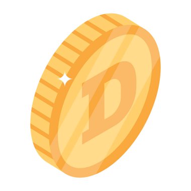 Sikke Simgesi vektör illüstrasyonu