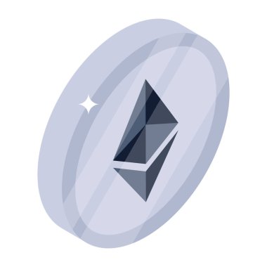 Elmas simgesinin vektör illüstrasyonu