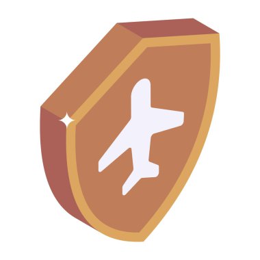 uçak ikonu vektör illüstrasyonu