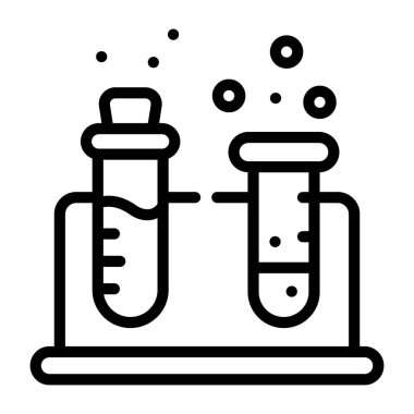 Test tüpü. Basit resimleme