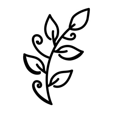 bitki simgesi vektör illüstrasyonu