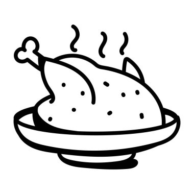 Lezzetli yemekler, vektör çizimi