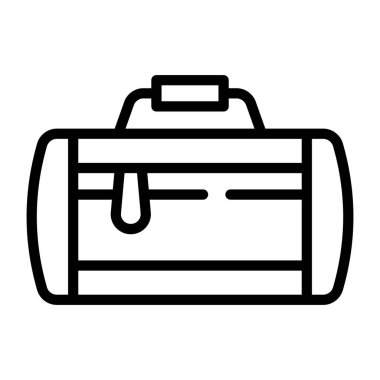 evrak çantası ikonu vektör illüstrasyonu