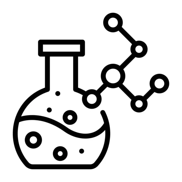 Icono Línea Ciencia Tecnología Ilustración Vectorial — Vector de stock