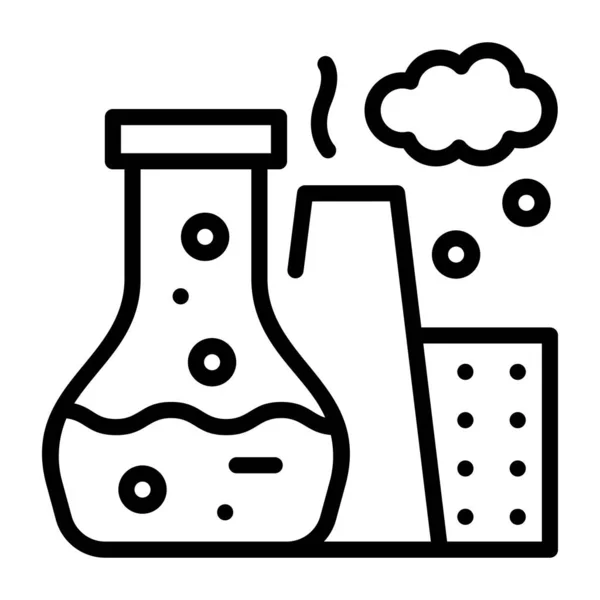 Experiência Química Design Simples — Vetor de Stock