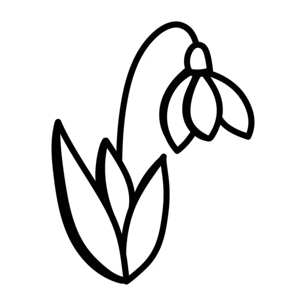 Квітка Значок Векторна Ілюстрація — стоковий вектор