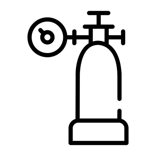 Water Tap Icon Outline Illustration Bicycle Vector Icons Web — Stock Vector