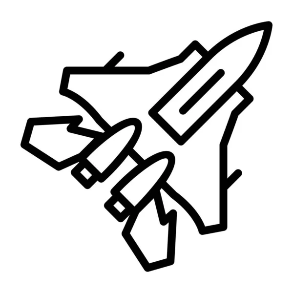 Icono Cohete Ilustración Vectorial — Vector de stock