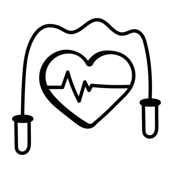 Ilustración Vectorial Icono Atención Médica Sanitaria — Vector de stock