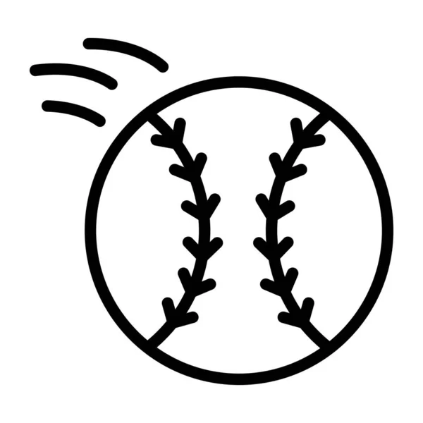 Tennis Bal Pictogram Vector Illustratie — Stockvector