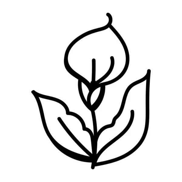 花卉图标矢量插图 — 图库矢量图片