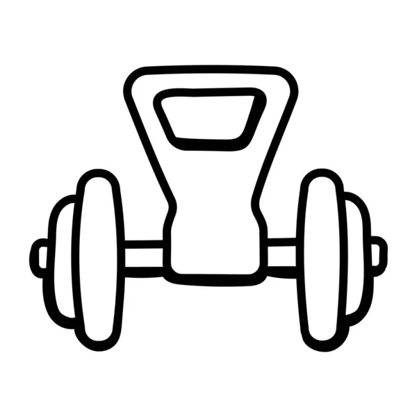 Fitness Exercise Equipment Icon Vector Illustration Graphic Design — Stok Vektör