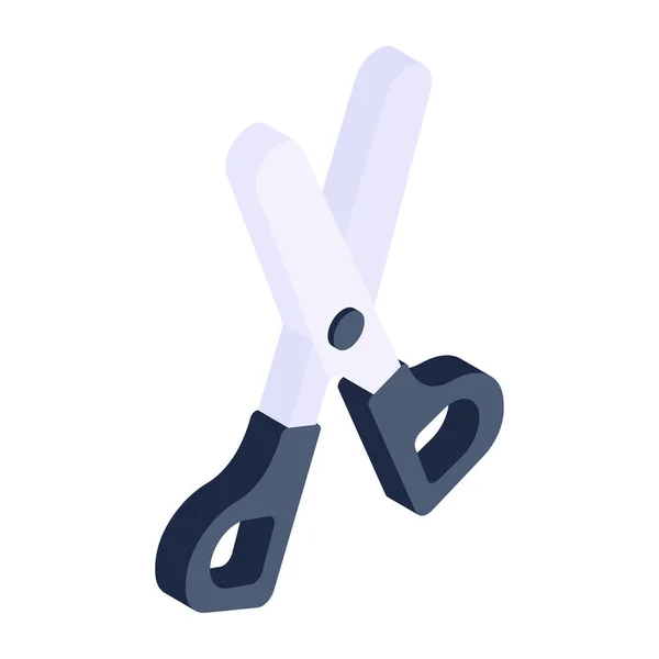 Scherensymbol Einfache Illustration Von Zangen Vektorsymbolen Für Webdesign Isoliert Auf — Stockvektor