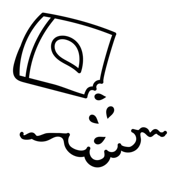 漫画の水滴アイコンのベクトル図 — ストックベクタ