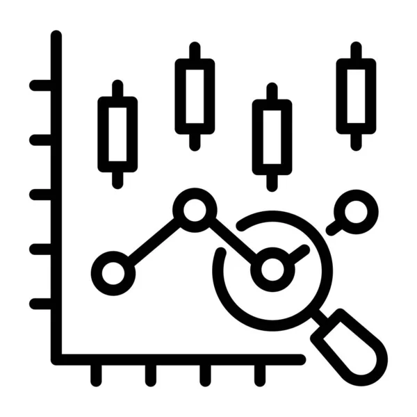 Análise Dos Dados Ilustração Simples —  Vetores de Stock