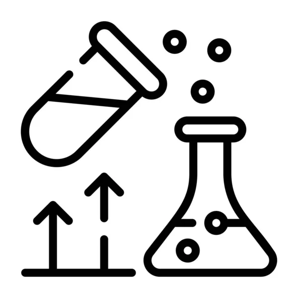 Icône Vectorielle Ligne Science Développement — Image vectorielle