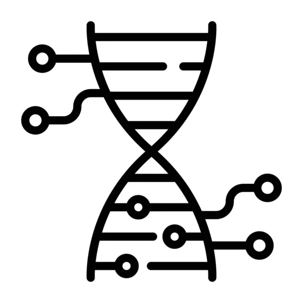 Dna Simgesi Vektör Illüstrasyonu — Stok Vektör