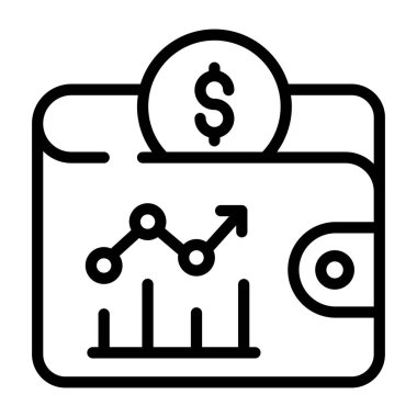 Para için. Web simgesi basit tasarım