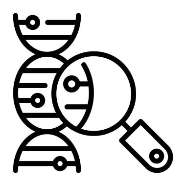 DNA analizi. Web simgesi