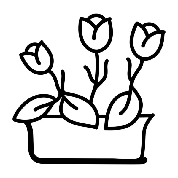 Blume Web Symbol Einfache Illustration — Stockvektor