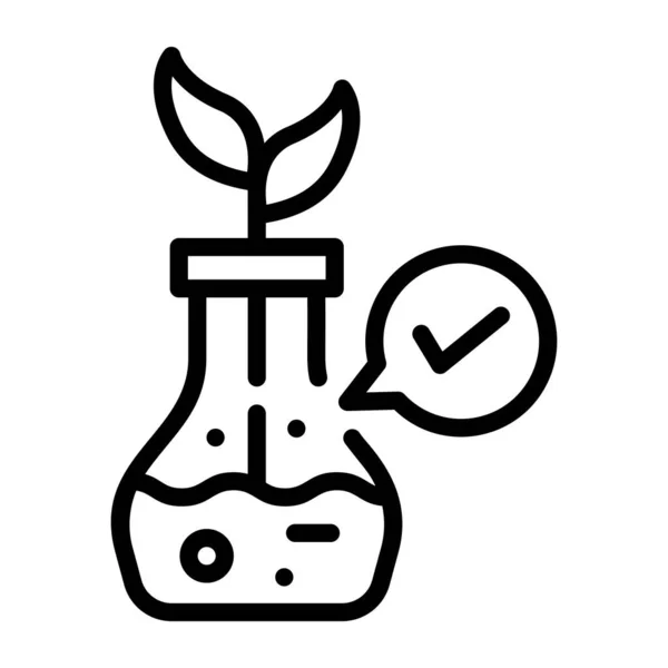 Plant Web Icon Simple Illustration — Stock Vector