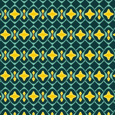 Soyut geometrik şekilli kusursuz desen