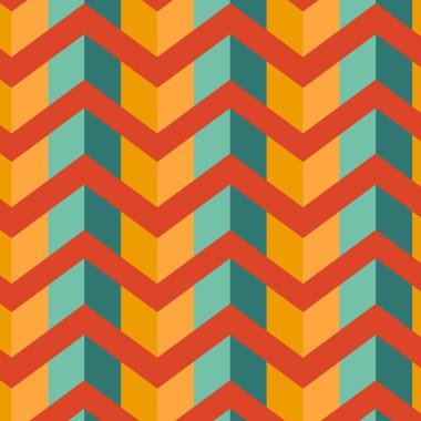 Geometrik şekilli kusursuz desen. vektör illüstrasyonu