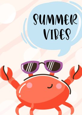 Yaz titreşimlerinin vektör illüstrasyonu