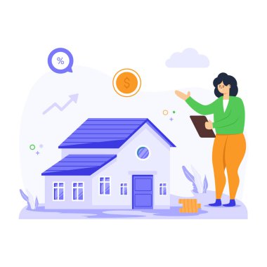 İpoteğin düz bir çizimi ölçeklenebilir ve kullanımı kolaydır