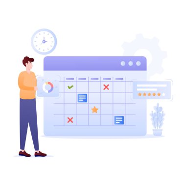Proje planlamasının yaratıcı bir şekilde düz çizimi